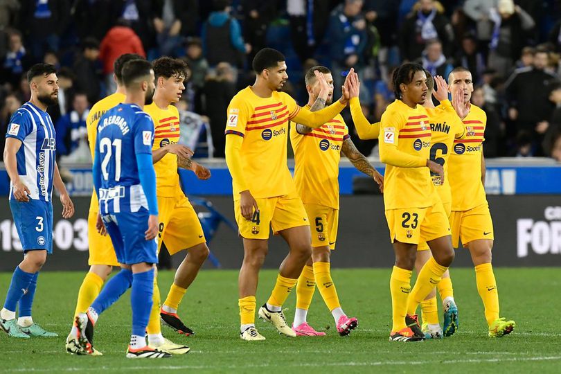 5 Pelajaran Alaves vs Barcelona: Lewandowski Akhiri Puasa Gol dan Kartu Merah Vitor Roque