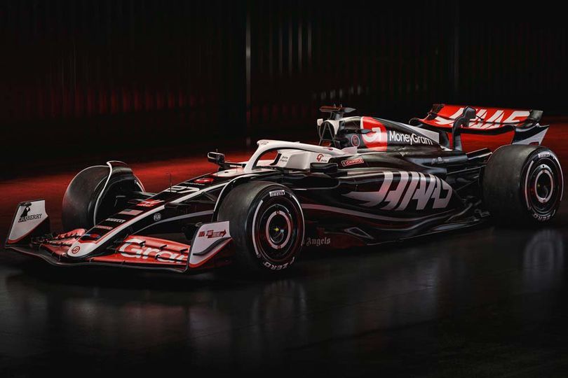 Foto: Corak Baru Mobil MoneyGram Haas F1 Team Jelang Formula 1 2024