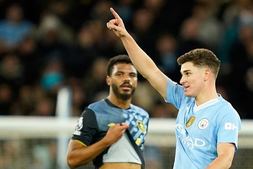 Man of the Match Manchester City vs Burnley: Julian Alvarez