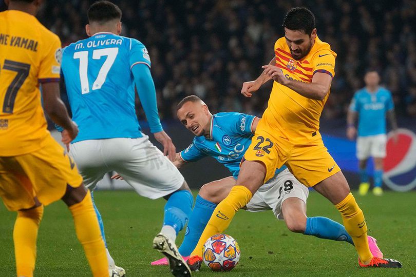 Hasil Napoli vs Barcelona: Skor 1-1