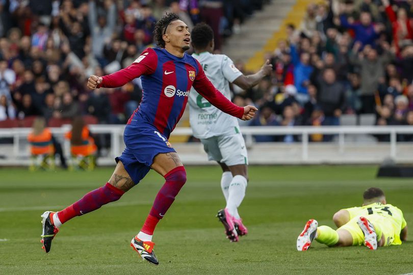 Man of the Match Barcelona vs Getafe: Raphinha