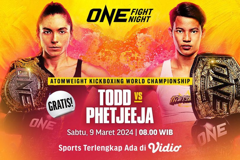 Link Live Streaming ONE Championship: ONE Fight Night 20 di Vidio Akhir Pekan Ini