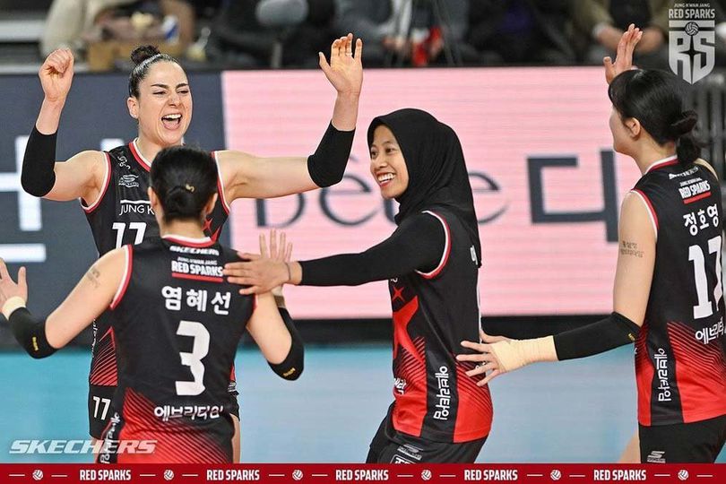 Jadwal Semifinal 1 Korean V-League: Incheon Pink Spiders vs Daejeon Red Sparks, 22 Maret 2024