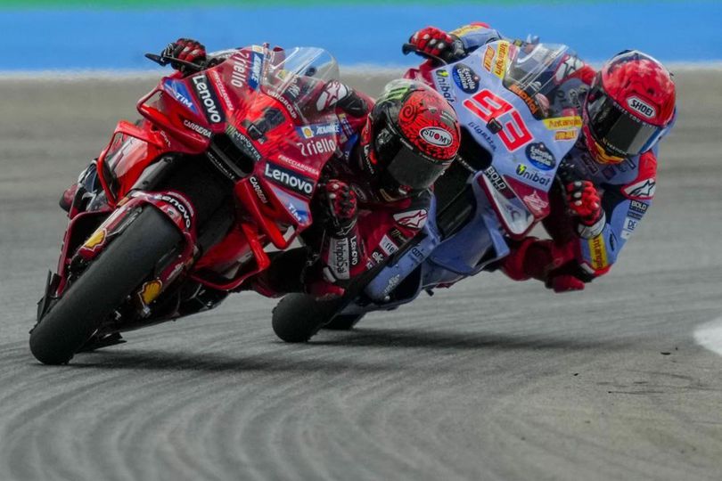Pecco Bagnaia Santai Duel Agresif Kontra Marc Marquez: Justru Mulus dan Cerdas! Pecco Bagnaia Santai Duel Agresif Kontra Marc Marquez: Justru Mulus dan Cerdas!