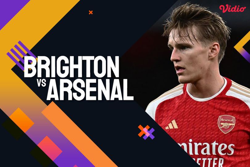 Link Live Streaming Premier League Brighton vs Arsenal 6 April 2024 di Vidio