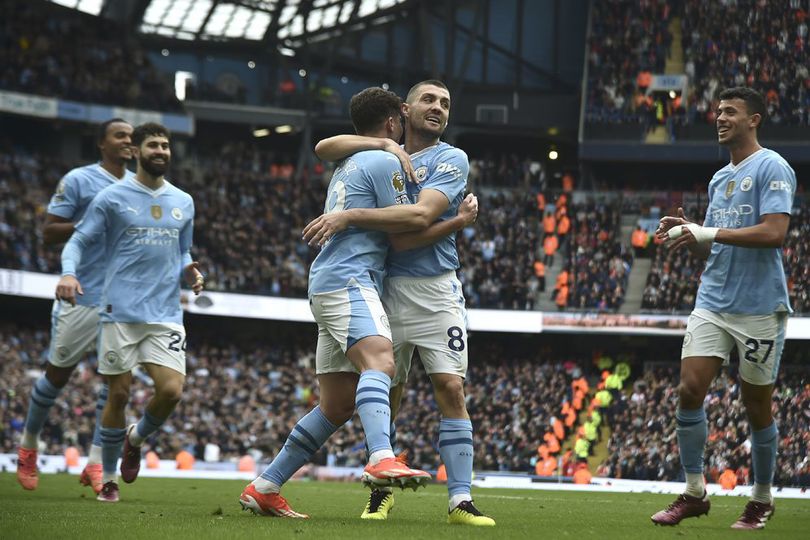 Hasil Manchester City vs Luton Town: Skor 5-1