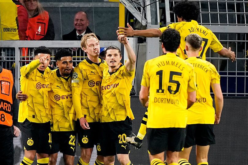 Hasil Borussia Dortmund vs Atletico Madrid: Skor 4-2 (Agg. 5-4)