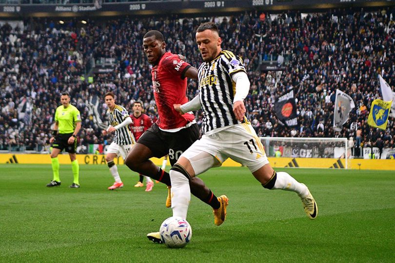 Hasil Juventus vs AC Milan: Skor 0-0