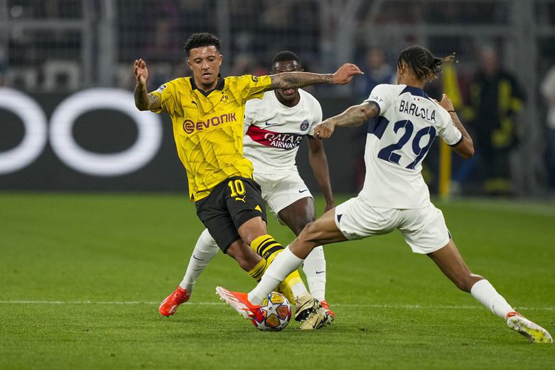 Man of the Match Borussia Dortmund vs PSG: Jadon Sancho