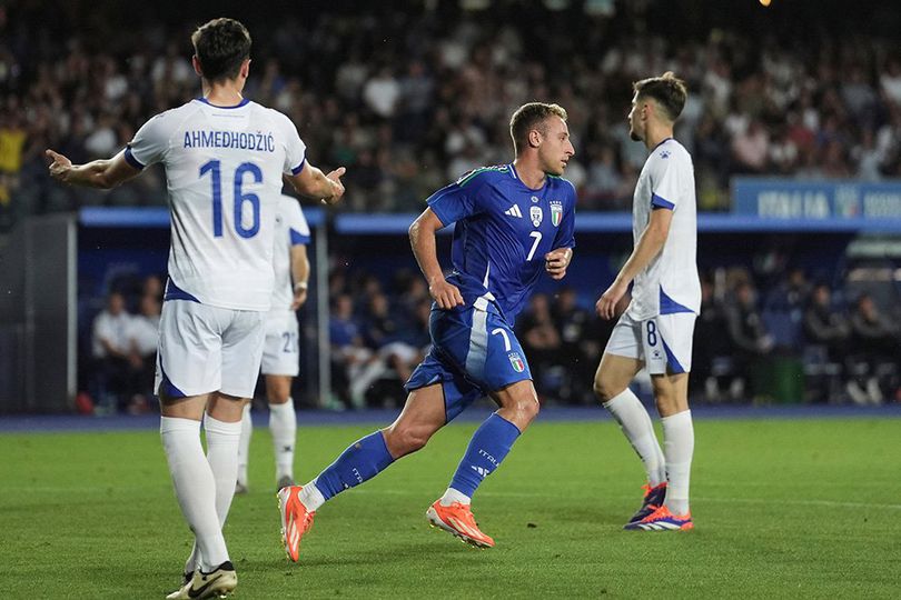 Hasil Italia vs Bosnia-Herzegovina: Main Solid, Gli Azzurri Menang Tipis 1-0