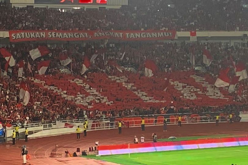 Koreografi Win, Bakar Semangat Timnas Indonesia Vs Filipina di SUGBK