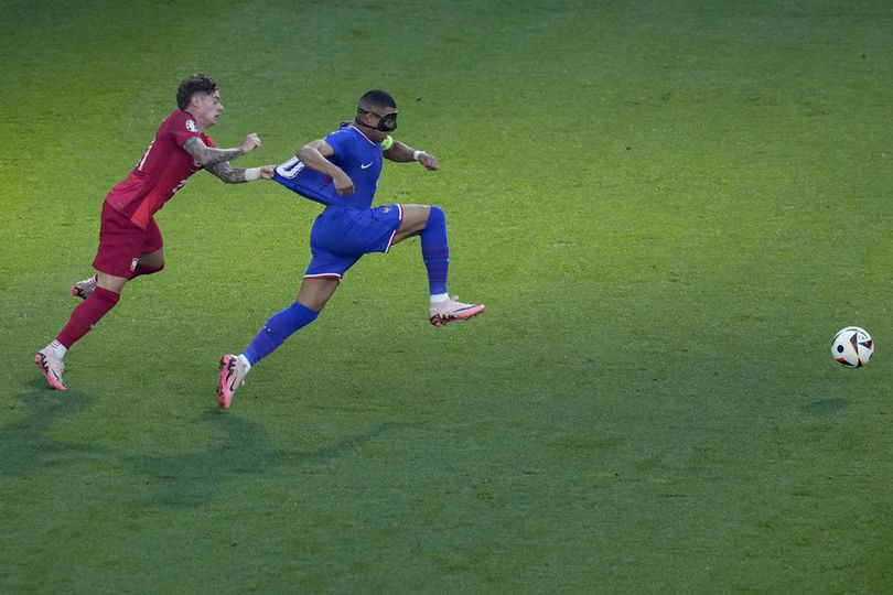 Cedera Dikit Nggak Ngaruh, Kylian Mbappe Langsung Bikin Gol di Laga Euro 2024 Prancis vs Polandia