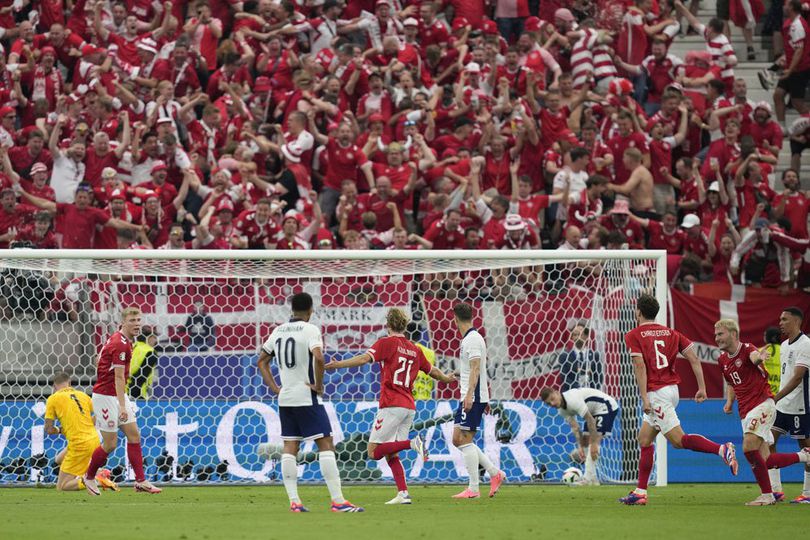 Hasil Euro 2024 Denmark vs Inggris: Skor 1-1