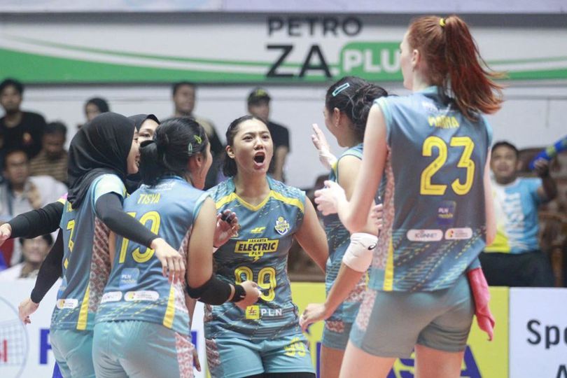 Hasil PLN Mobile Proliga 2024: Jakarta Electric PLN Gilas Jakarta Livin Mandiri 3-0