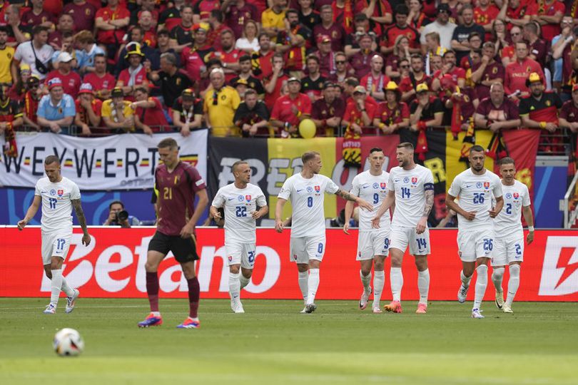 Hasil Euro 2024 Belgia vs Slovakia: Skor 0-1