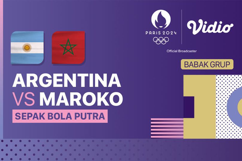 Link Live Streaming Argentina vs Maroko - Sepak Bola Olimpiade Paris 2024 di Vidio