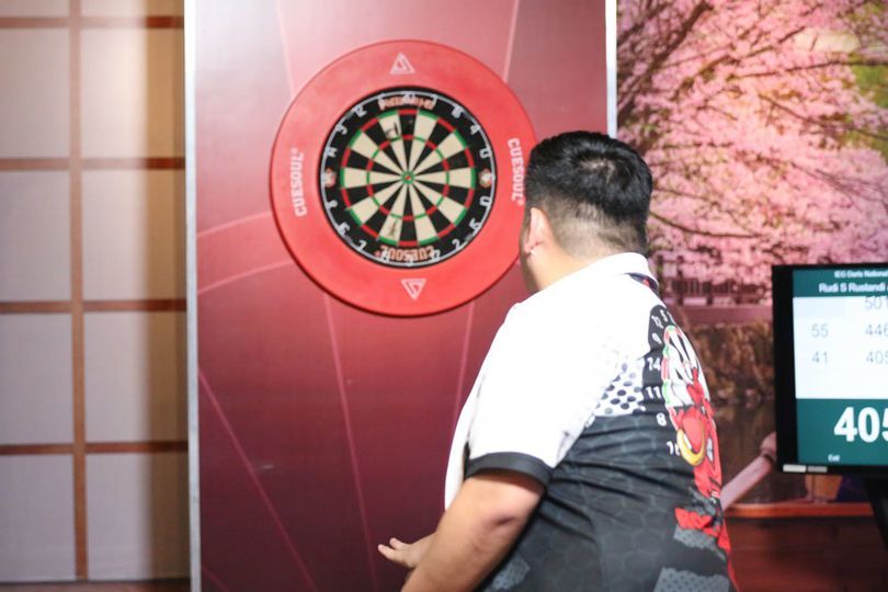 Jordhie Indra Ingin Nikmati Permainan di Darts National Competition 2024 Series 04