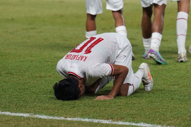 Spirit Fantastis Kafiatur Rizky di Piala AFF U-19 2024: Sampai Terpincang-pincang Saat Selebrasi Juara