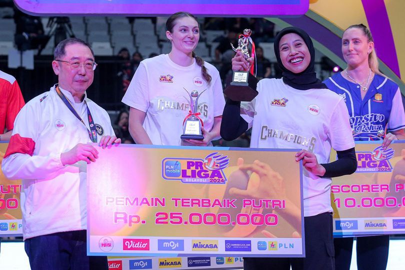 Daftar Peraih Penghargaan Individu PLN Mobile Proliga 2024 Putri: Megawati Hangestri Pertiwi Pemain Terbaik