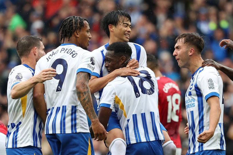 Hasil Brighton vs Manchester United: 2-1