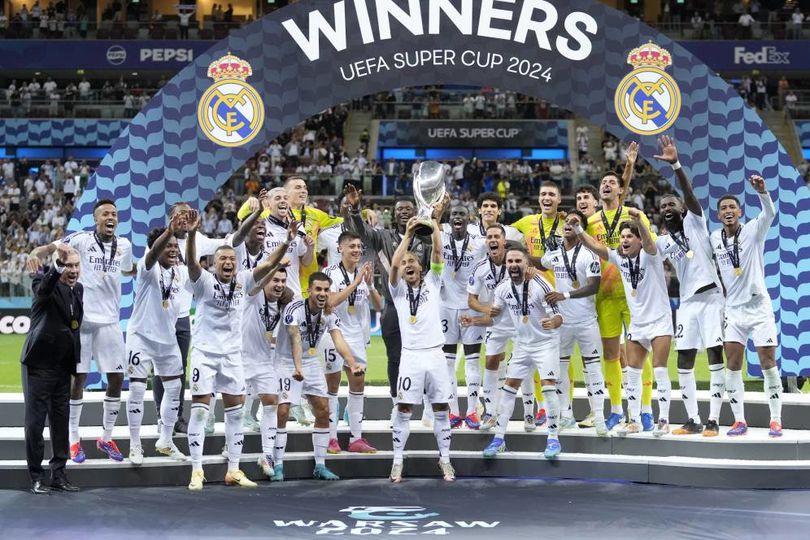 5 Statistik Menakjubkan Real Madrid Usai Juara Piala Super Eropa 2024