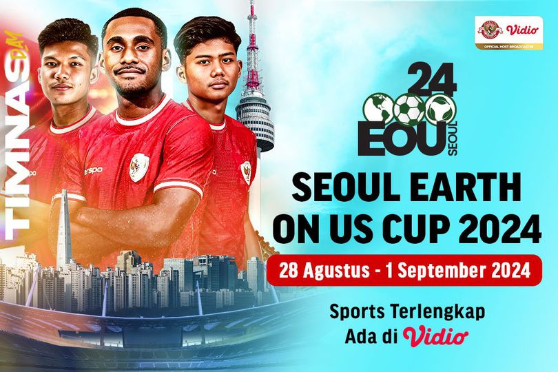 Link Live Streaming Seoul Earth on Us Cup di Vidio, Indonesia Jumpa Argentina