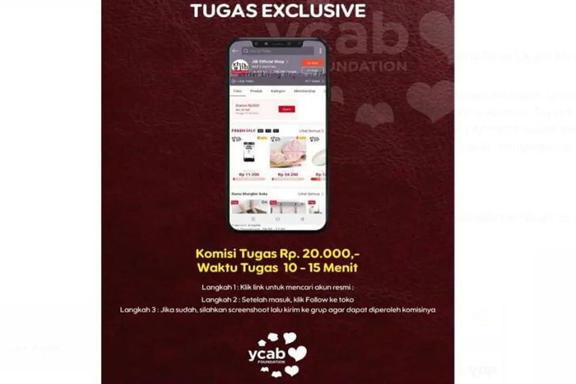 Awas! Beredar Penipuan yang Membawa Nama Yayasan Pundi Amal Peduli Kasih dan YCAB Foundation