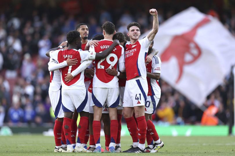 Rapor Pemain Arsenal saat Gulung Leicester: Lini Depan Ganas!