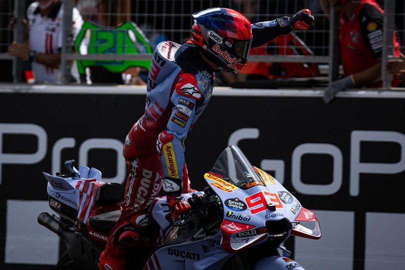 MotoGP Aragon 2024: Marc Marquez Akhirnya Menang Bareng Ducati, Pecco Bagnaia-Alex Marquez Jatuh Bareng MotoGP Aragon 2024: Marc Marquez Akhirnya Menang Bareng Ducati, Pecco Bagnaia-Alex Marquez Jatuh Bareng