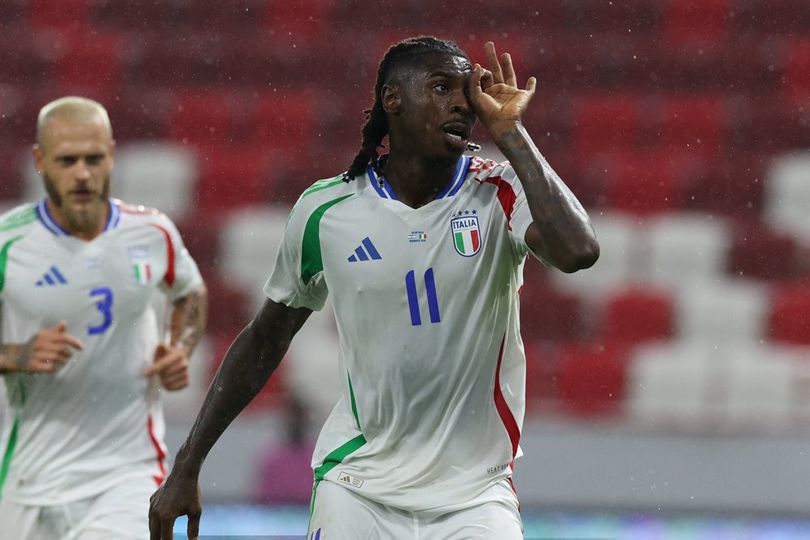 Akhir dari Puasa Gol 3 Tahun Moise Kean di Timnas Italia Akhir dari Puasa Gol 3 Tahun Moise Kean di Timnas Italia