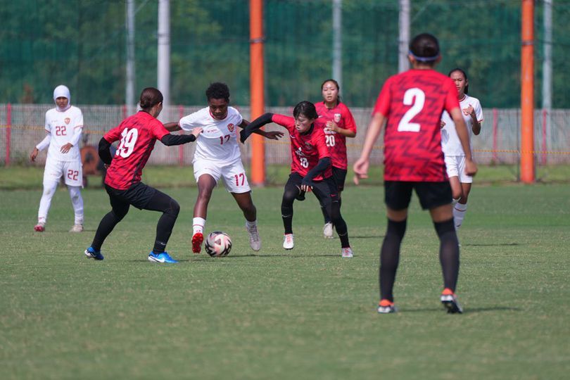 Timnas Putri Indonesia Telan Kekalahan 1-18 Lawan Urawa Reds