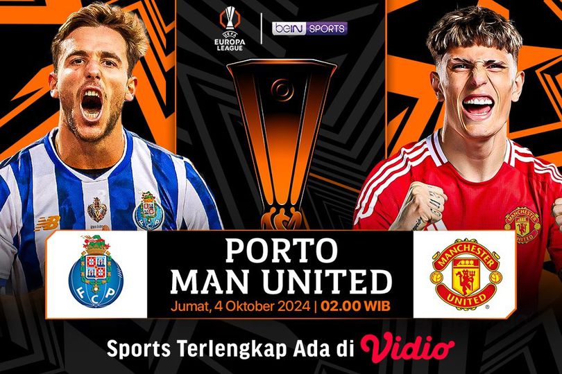 Link Live Streaming Pertandingan Liga Europa: Porto vs Manchester United Tengah Pekan Ini di Vidio Link Live Streaming Pertandingan Liga Europa: Porto vs Manchester United Tengah Pekan Ini di Vidio