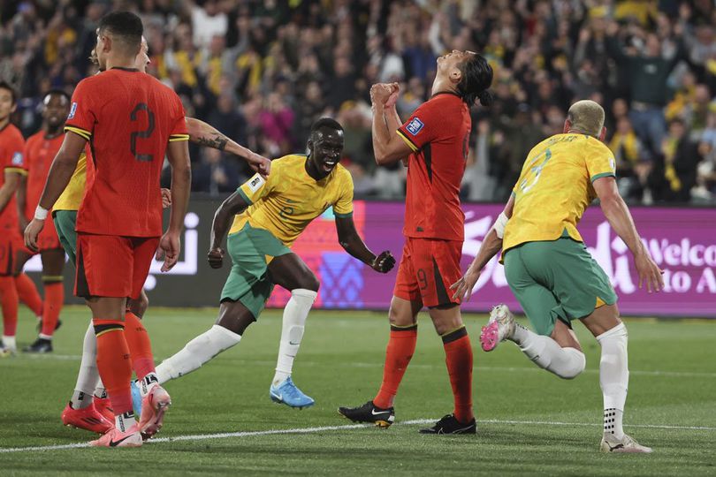 Hasil Kualifikasi Piala Dunia 2026 Zona Asia: Australia Comeback Lawan China