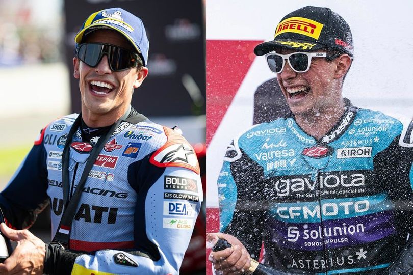 Marc Marquez Soal Kans Balapan di MotoGP Bareng David Alonso: Kita Lihat Saja Nanti