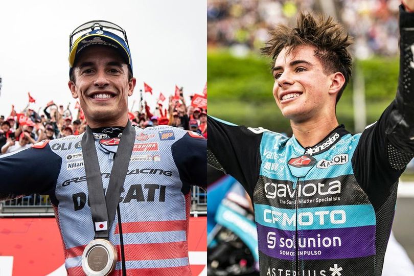 Marc Marquez Nangis Terharu Gara-Gara Surat David Alonso Sebelum Juarai Moto3 2024
