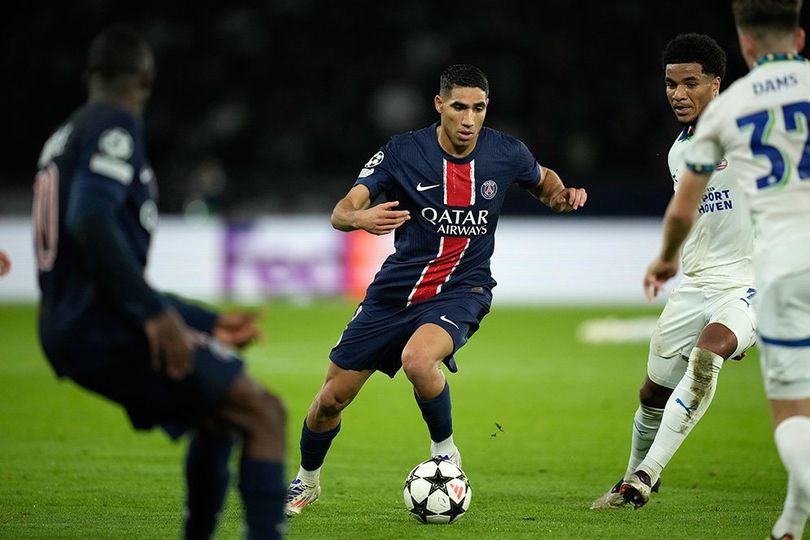 Man of the Match PSG vs PSV: Achraf Hakimi