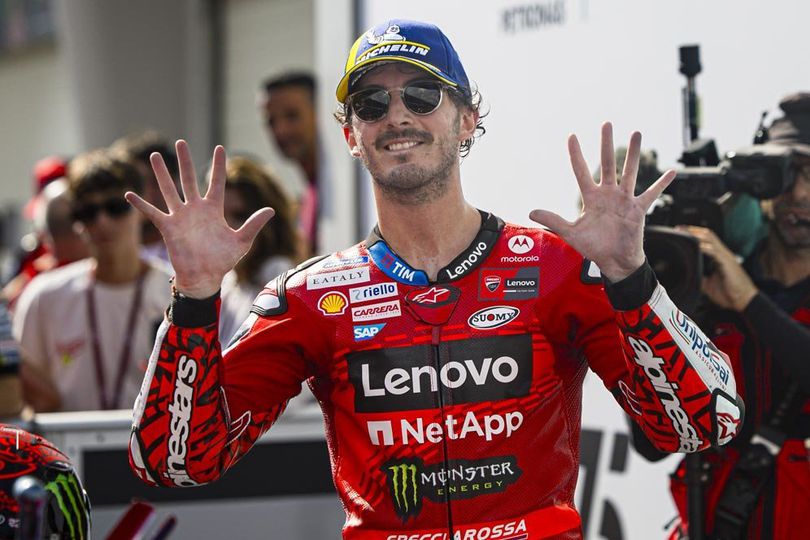 Raup 10 Kemenangan di MotoGP 2024, Pecco Bagnaia Masuk Klub Elit Bareng Valentino Rossi dan Marc Marquez Raup 10 Kemenangan di MotoGP 2024, Pecco Bagnaia Masuk Klub Elit Bareng Valentino Rossi dan Marc Marquez