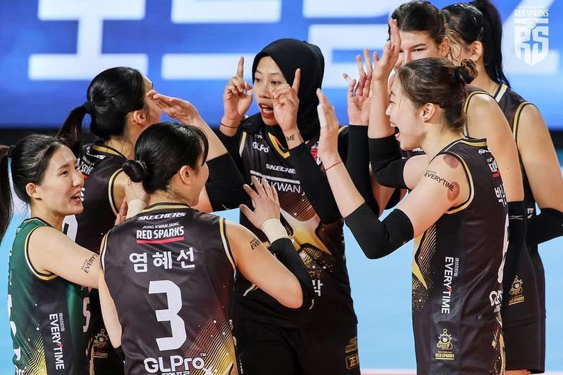 Hasil Korean V-League 2024/2025: Rekor Kemenangan Beruntun Red Sparks Dipatahkan Pink Spiders