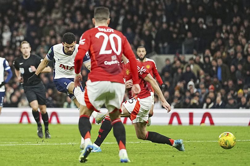 Hasil Tottenham vs Manchester United: Skor 4-3