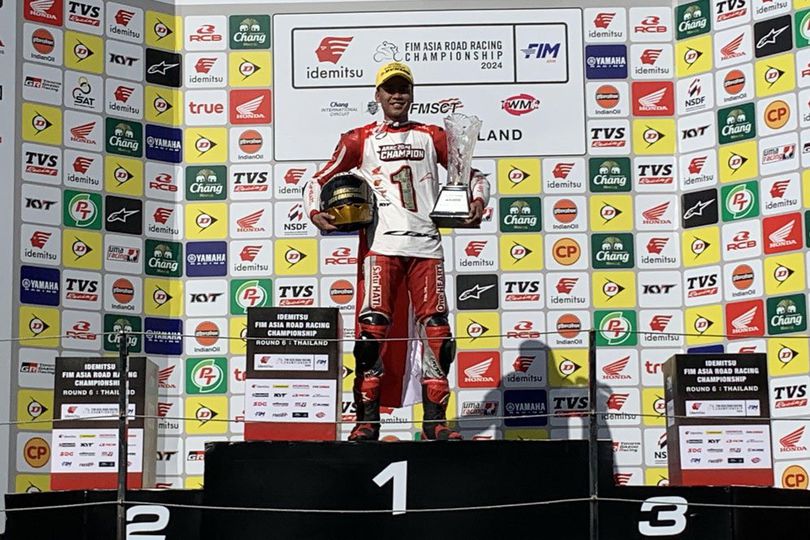 Herjun Atna Firdaus Dedikasikan Gelar Juara Asia untuk Tim Astra Honda Racing Team Herjun Atna Firdaus Dedikasikan Gelar Juara Asia untuk Tim Astra Honda Racing Team
