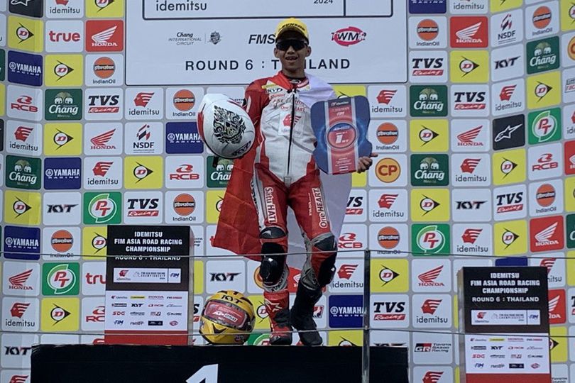 Menangkan Race Pertama ARRC Thailand 2024, Kiandra Ramadipha: Alhamdulilah, Kado untuk Ulang Tahun Saya!