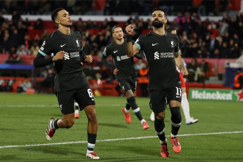 Performa Gila Liverpool di Liga Champions Musim Ini: 6 Main, 6 Menang, Cetak 13 Gol, Cuma Kebobolan 1 Gol