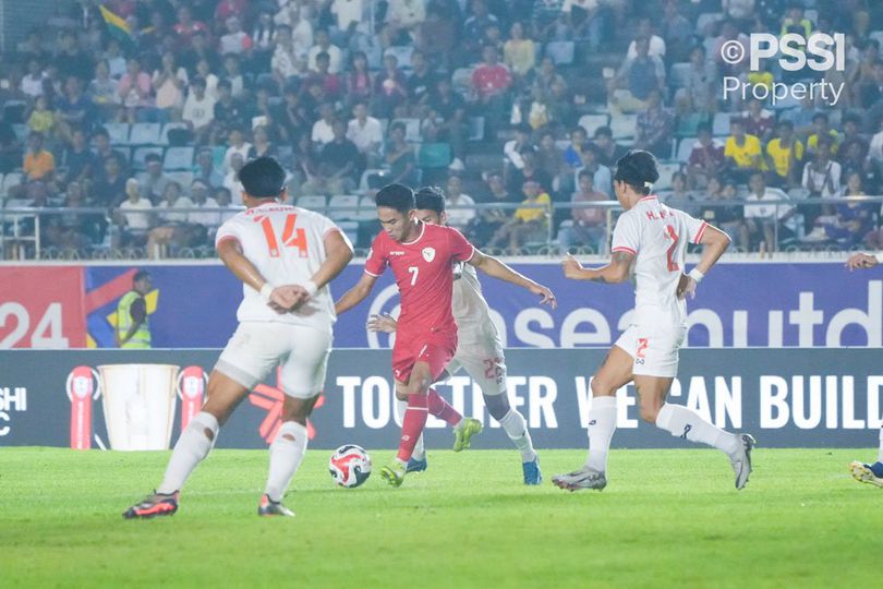 Kacau Balau! Pemain Myanmar Gebok Kepala Marselino Ferdinan Pakai Bola di Piala AFF 2024