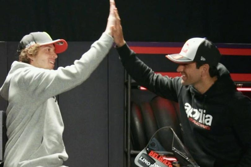 Aprilia Lega Jorge Martin Akhirnya Balapan Lagi, Senang Marco Bezzecchi Jadi Punya Pembanding Performa Aprilia Lega Jorge Martin Akhirnya Balapan Lagi, Senang Marco Bezzecchi Jadi Punya Pembanding Performa