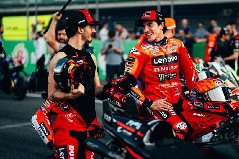 Pecco Bagnaia Yakin Marc Marquez Belum Susun Strategi Perang Mental di Awal MotoGP 2025 Pecco Bagnaia Yakin Marc Marquez Belum Susun Strategi Perang Mental di Awal MotoGP 2025