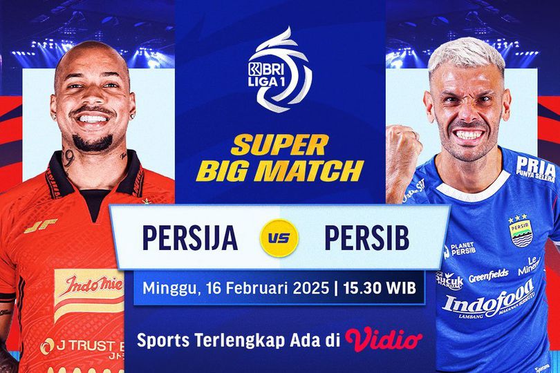 Link Live Streaming BRI Super League: Persijap Vs Persib