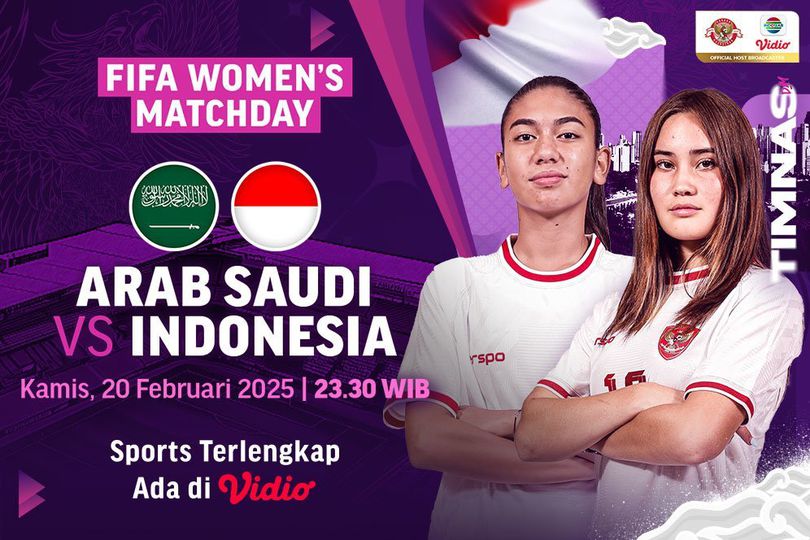 Siaran Langsung FIFA Womens Matchday 2025: Arab Saudi vs Indonesia di Vidio