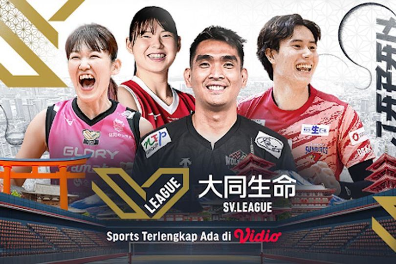 Saksikan Keseruan Pertandingan Japan SV.League 2025 Hanya di Vidio dan Nex, Ada Rivan Nurmulki Lho! Saksikan Keseruan Pertandingan Japan SV.League 2025 Hanya di Vidio dan Nex, Ada Rivan Nurmulki Lho!