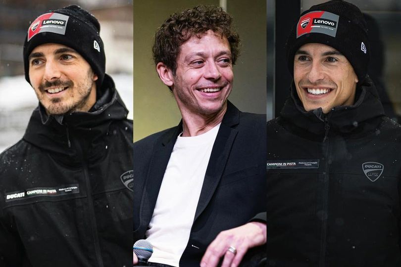 Ducati Tegaskan Valentino Rossi Takkan Acak-Acak Harmoni Pecco Bagnaia dan Marc Marquez Ducati Tegaskan Valentino Rossi Takkan Acak-Acak Harmoni Pecco Bagnaia dan Marc Marquez