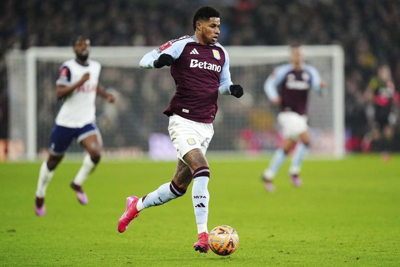 Debut Marcus Rashford di Aston Villa: Baru Masuk Lapangan Langsung Bikin Kevin Danso Terkapar Sampai Berdarah